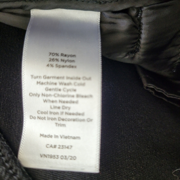 Talbots Women's Black Lexington Ankle Pants Size 10 - Picture 5 of 6